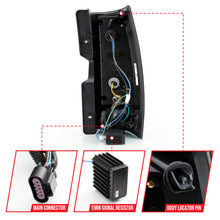 Load image into Gallery viewer, ANZO 2007-2014 Chevy Tahoe LED Tail Light Assembly with Smoke Lens and Black Housing
