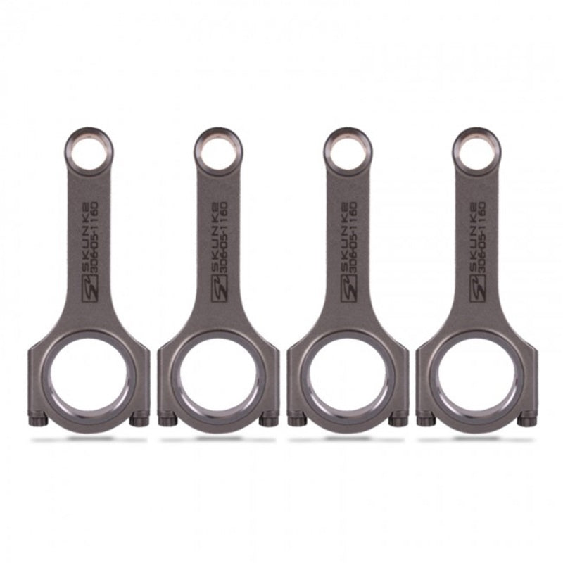 Skunk2 Alpha Series Honda B16A Connecting Rods – Forged 4340 Chromoly Steel with H-Beam Design for High-Performance Engines