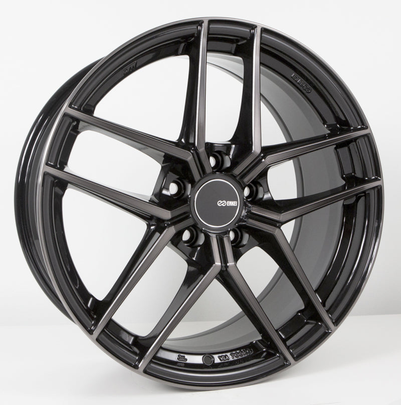 Enkei TY5 19x8.5 Pearl Black Wheel with 5x114.3 Bolt Pattern and 35mm Offset