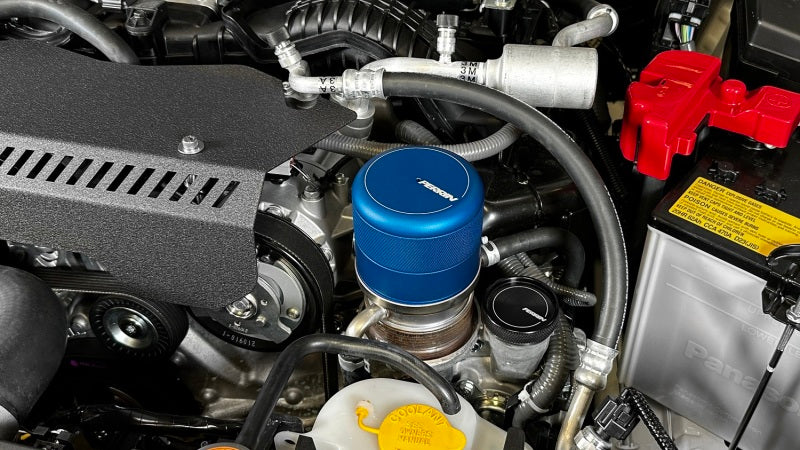 Perrin Performance Blue Oil Filter Cover for Subaru WRX and BRZ/FR-S/86/GR86 (Part #perPSP-ENG-716BL)