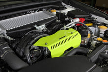 Load image into Gallery viewer, Perrin Performance Neon Yellow Pulley Cover for 2022-2025 Subaru WRX - Tall Version (Without PERRIN AOS)