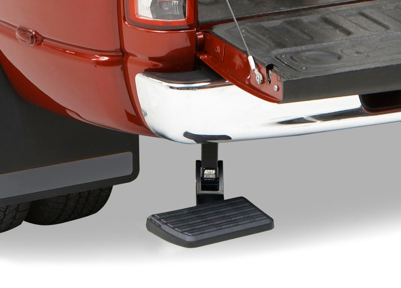 AMP Research BedStep for Dodge Ram 1500 (2002-2008) * Retractable Rear Bumper Step in Black