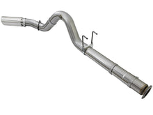 Load image into Gallery viewer, aFe Large Bore HD 5-inch Stainless Steel DPF-Back Exhaust System with Polished Tip for 2017 Ford Diesel Trucks V8 6.7L (td) - Part # afe49-43090-P