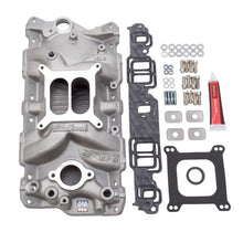 Load image into Gallery viewer, Edelbrock Performer EPS Intake Manifold and Installation Kit for Small-Block Chevy 1957-1986
