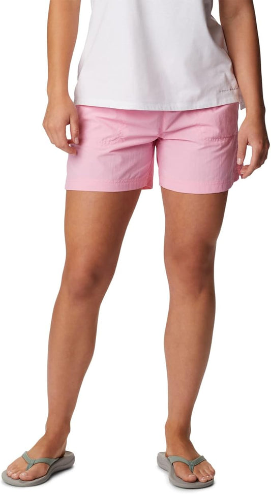 Columbia Women's Standard Sandy River Short, Wild Rose, Small x 3L