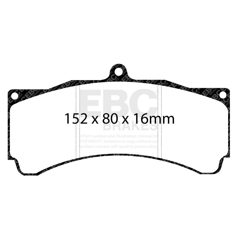 EBC DP8032.16SR11 SR-11 Sintered Racing Brake Pads for Holden Commodore VZ/Z AP Racing Front