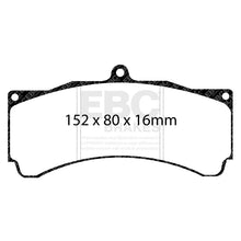 Load image into Gallery viewer, EBC DP8032.16SR11 SR-11 Sintered Racing Brake Pads for Holden Commodore VZ/Z AP Racing Front