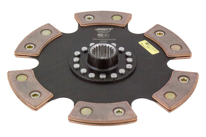 ACT 2001 Toyota Tacoma 6 Pad Rigid Race Disc - High-Performance Ceramic Clutch Plate