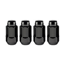 Load image into Gallery viewer, McGard Black Bulge Cone Seat Lug Nuts M14 x 1.5 - 4-Pack for GMC Yukon XL and Chevrolet Suburban
