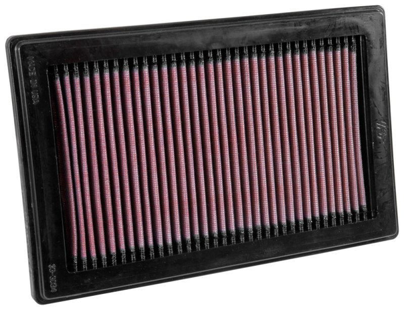 K&N Engineering Replacement Panel Air Filter for 2015-2017 Mercedes-Benz C300, GLC300, and SLK300 * Part Number KNN33-3034