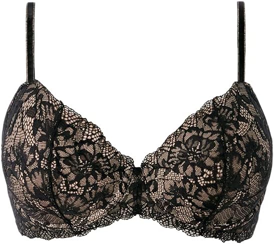 b.tempt'd by Wacoal Women's Lace Encounter Contour T Shirt Bra, Night, 34B