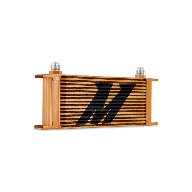 Mishimoto Universal 16-Row Oil Cooler Gold – High-Performance Engine Cooling Solution