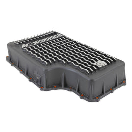 Mishimoto Aluminum Transmission Pan for 2011-2019 Ford 6.7L Powerstroke - Cast Aluminum with Gunmetal Gray Finish