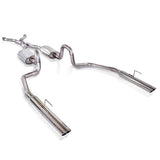 Stainless Works 2003-2011 Crown Victoria/Grand Marquis 4.6L 2-1/2 inch Catback Exhaust with Turbo Chambered Mufflers and Factory Style Tips
