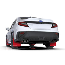 Load image into Gallery viewer, Rally Armor 22-25 Subaru WRX Red UR Mud Flap with White Logo - Durable Polyurethane Car Mud Guard