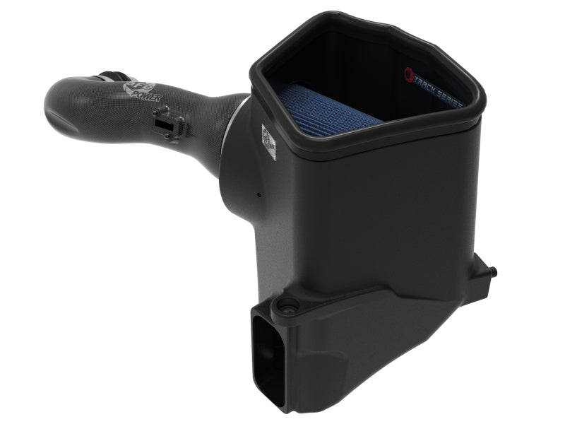 aFe Track Series Carbon Fiber Cold Air Intake System with Pro 5R Filter for GM Trucks and SUVs 2019-2025
