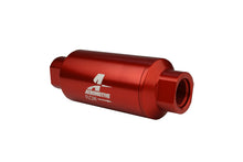 Load image into Gallery viewer, Aeromotive In-Line Fuel Filter AN-10 - 40 Micron Stainless Steel Element - Red Anodized Finish