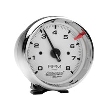 Load image into Gallery viewer, AutoMeter Autogage 3-3/4 Inch White 8000 RPM Pedestal Mount Tachometer