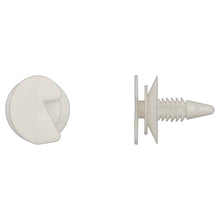 Load image into Gallery viewer, Natural Nylon Door Trim Ret 1/4&quot; Hole 29/32&quot; Hd 29/32&quot;Stem