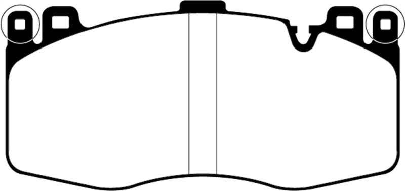 EBC Brakes Yellowstuff Front Brake Pads for BMW X5 and X6 (2015-2020) * Part Number EBCDP42370R