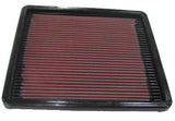 K&N Engineering 33-2017 High-Flow Reusable Air Filter for 1990-1991 Mazda RX-7 1.3L