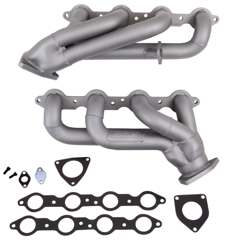 BBK Performance 99-04 GM Truck & SUV 6.0L Shorty Tuned Length Exhaust Headers with Titanium Ceramic Finish