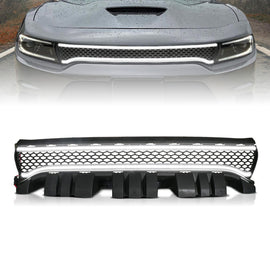 ANZO 15-23 Dodge Charger Black LED Grille with Ignition Initiation & Running Light Bar