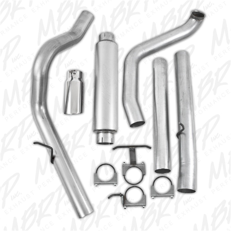 MBRP Armor Lite Series Turbo Back Exhaust System for 1999-2003 Ford F-250/F-350 7.3L - Single Side Exit