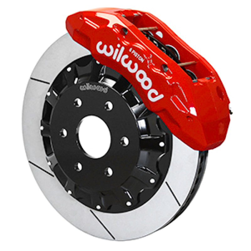 Wilwood TX6R Front Brake Kit for Ford F-150 (2015-2025) with 15.50-inch Rotors - Red Calipers