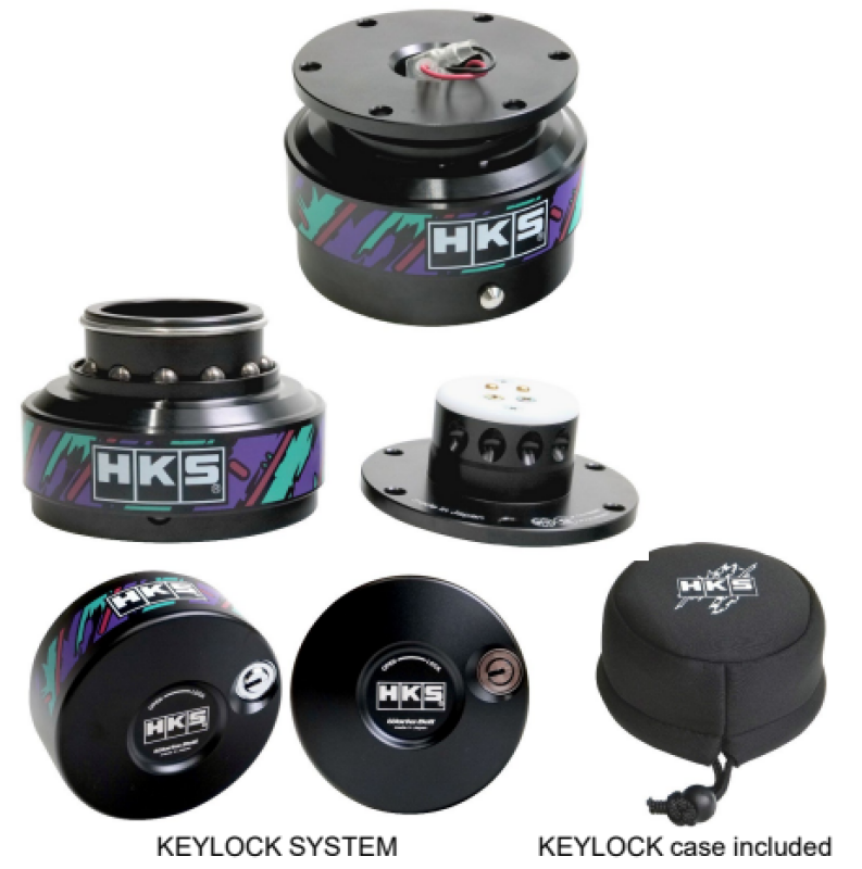 HKS Works Bell RAPFIX II Quick Release Steering Wheel Hub - Fast, Secure Connection