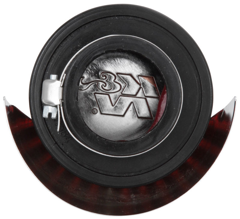 K&N Engineering 62-1514 Crankcase Vent Filter with Chrome Top and Heat Shield, 1.5-inch Flange