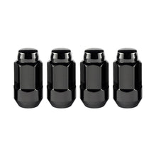 Load image into Gallery viewer, McGard Black Bulge Cone Seat Lug Nuts M14 x 1.5 - 4-Pack for GMC Yukon XL and Chevrolet Suburban