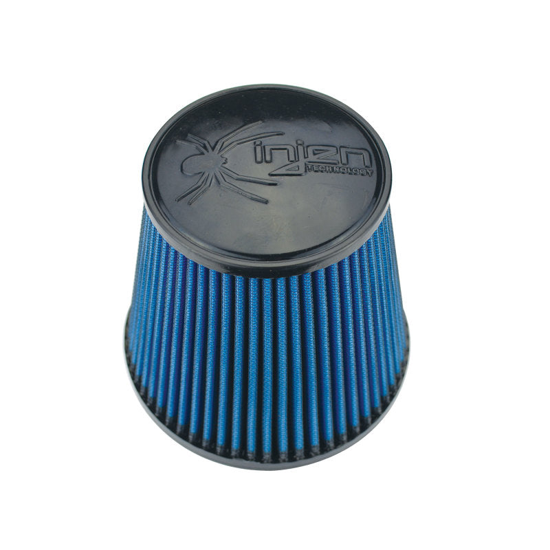 Injen NanoWeb Dry Air Filter Part No. X-1128-BB — 4-inch Flange, 5.5-inch Base, 5.4-inch Height, 4-inch Top