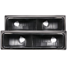 Load image into Gallery viewer, ANZO Euro Parking Light Assembly for Chevrolet C1500, Black Housing, Clear Lens