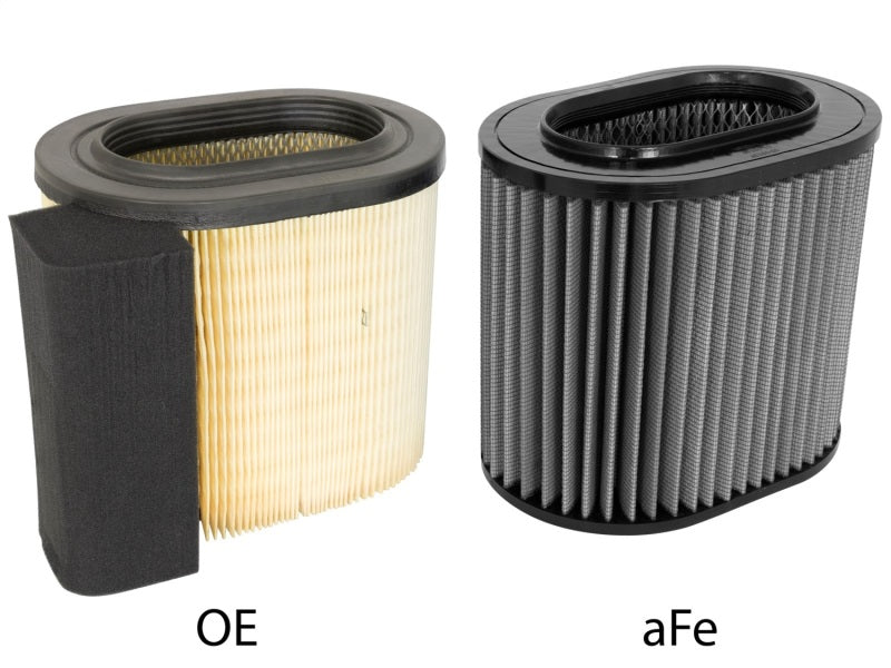 aFe MagnumFLOW OE Replacement Air Filter with Pro DRY S Media for Ford Super Duty 2017-2019 V8-6.7L & V8-6.2L