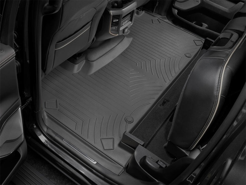 WeatherTech DigitalFit Rear FloorLiner for 2019+ RAM 1500 Crew Cab with Rear Under Seat Storage * Black