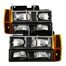 Load image into Gallery viewer, SPYDER xTune GMC Yukon 1994-1999 Headlight and Parking Light Set - Black