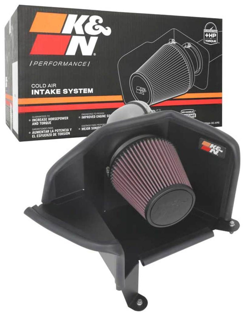 K&N Engineering Part No. knn77-2615KC Performance Cold Air Intake System for Ford Bronco Sport (2021-2023) - Boost Horsepower and Torque