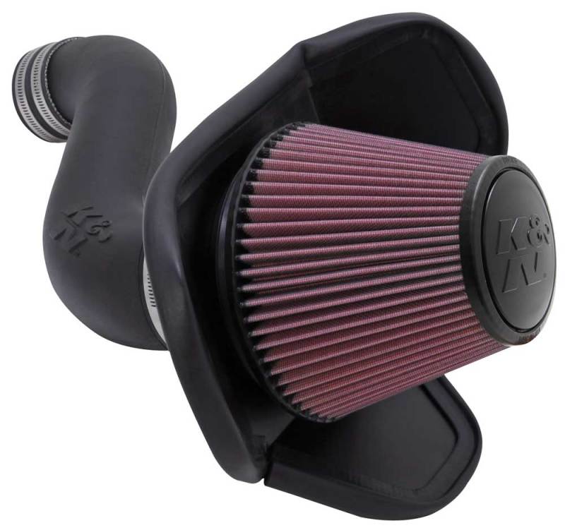 K&N Engineering Part 57-1543 High-Flow Cold Air Intake Kit for Dodge Challenger, Charger, Chrysler 300, and Magnum V6-3.5L