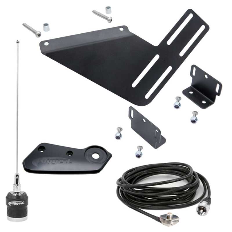 Rugged Radios Ford Bronco G1 Waterproof GMRS Mobile Radio Kit – 41 Watt Two-Way Communications System