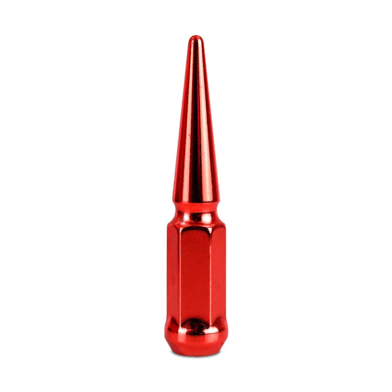 Mishimoto Steel Spiked Lug Nuts M12x1.5, 20-Piece Set - Red