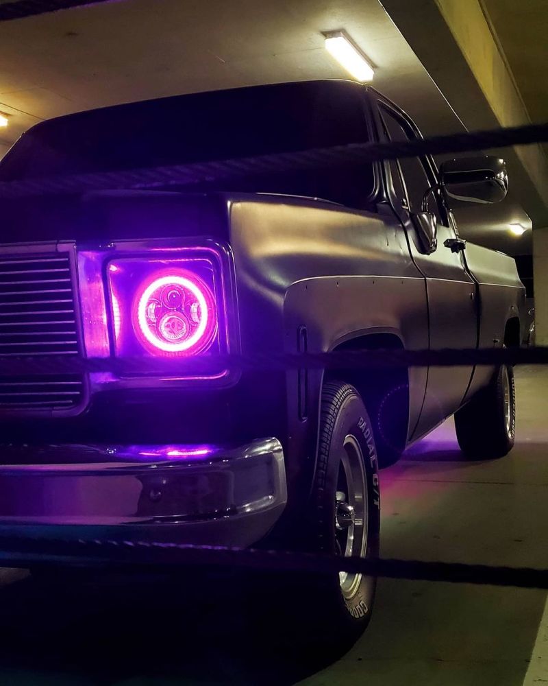 ORACLE Lighting 7-inch High Powered LED Headlights with Dynamic ColorSHIFT for Jeep Wrangler and Off-Road Vehicles