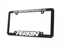 Load image into Gallery viewer, Perrin Performance Black License Plate Frame with White Lettering - Part ASM-BDY-500