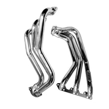 Load image into Gallery viewer, BBK 07-11 Jeep Wrangler 3.8 V6 Long Tube Exhaust Headers with Y Pipe and Catalytic Converters - 1-5/8 inch Silver Ceramic Finish