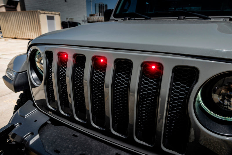 Oracle Lighting Pre-Runner Style LED Grille Kit for Jeep Gladiator JT – Red