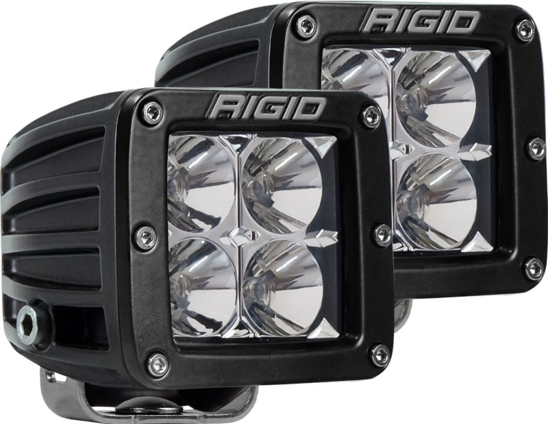 Rigid Industries Dually Flood Set of 2 - Compact LED Pod Lights with Enhanced Brightness