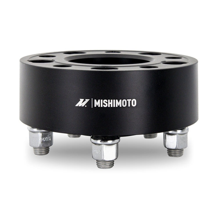 Mishimoto 5x100 Wheel Spacers for Subaru Legacy 2005-2007, 56.1mm Center Bore, Black Anodized Finish