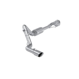 MBRP Armor Pro Series Cat-Back Exhaust System for 2019-2021 Chevrolet Silverado & GMC Sierra 1500 with 2.7L Engine, T304 Stainless Steel, Single Side Exit, 4-Inch Dual Wall Tip