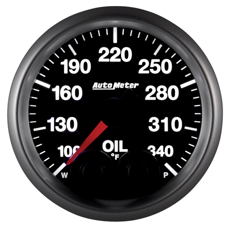 AutoMeter Elite 52mm Oil Temperature Gauge Part Number ATM5640 – Accurate Digital Readings for Engine Performance and Safety
