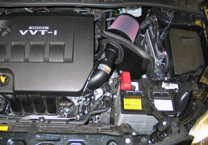 K&N Engineering Typhoon Short Ram Intake for 2009-2014 Toyota Corolla - Part Number: KN69-8757TTK